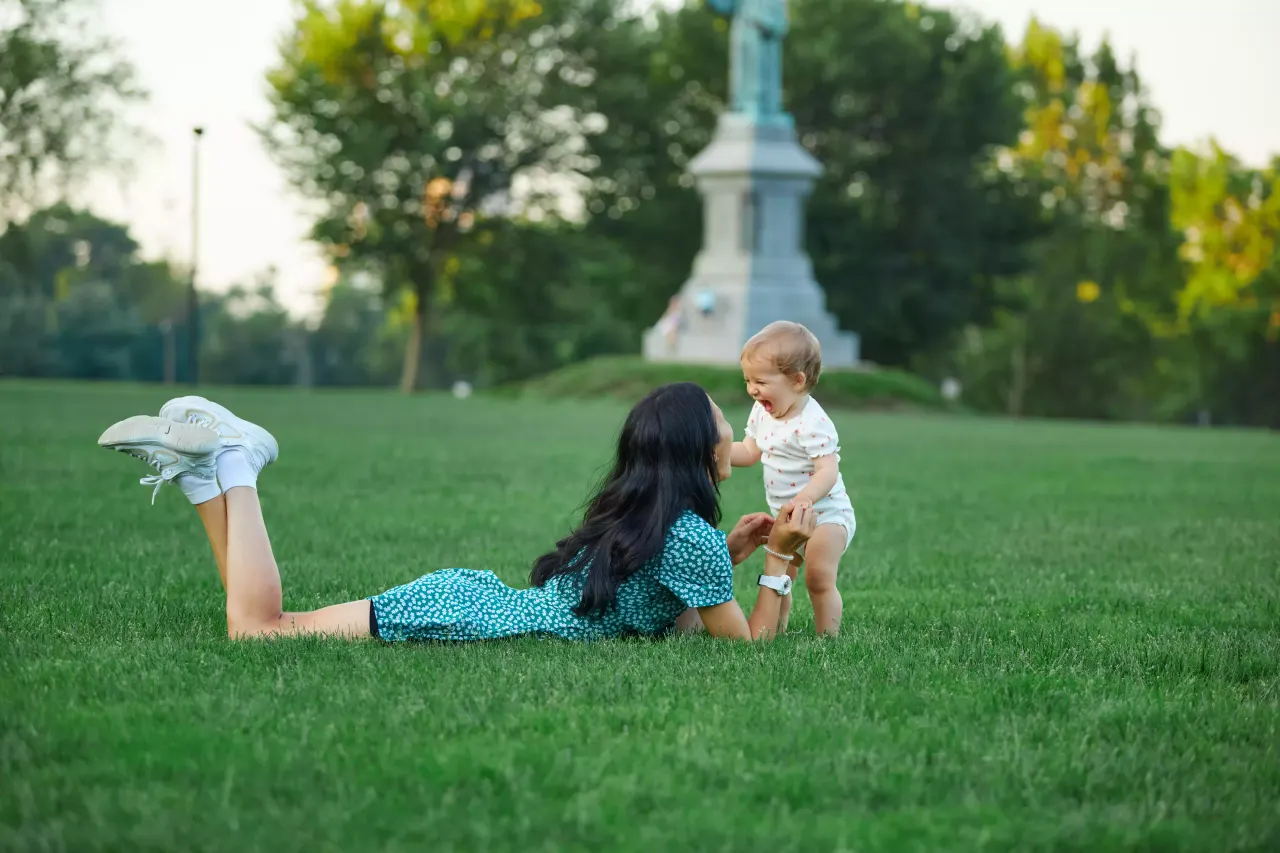 Children outdoors, environmental