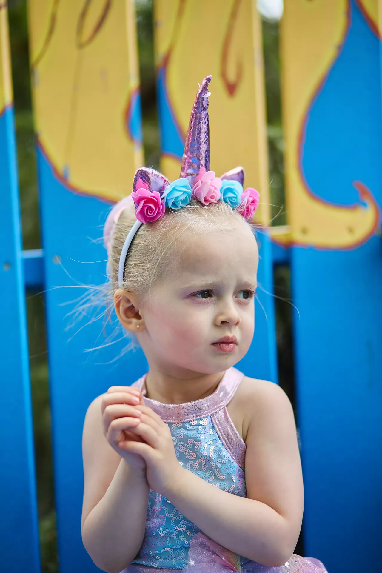 Children portrait, real emotion