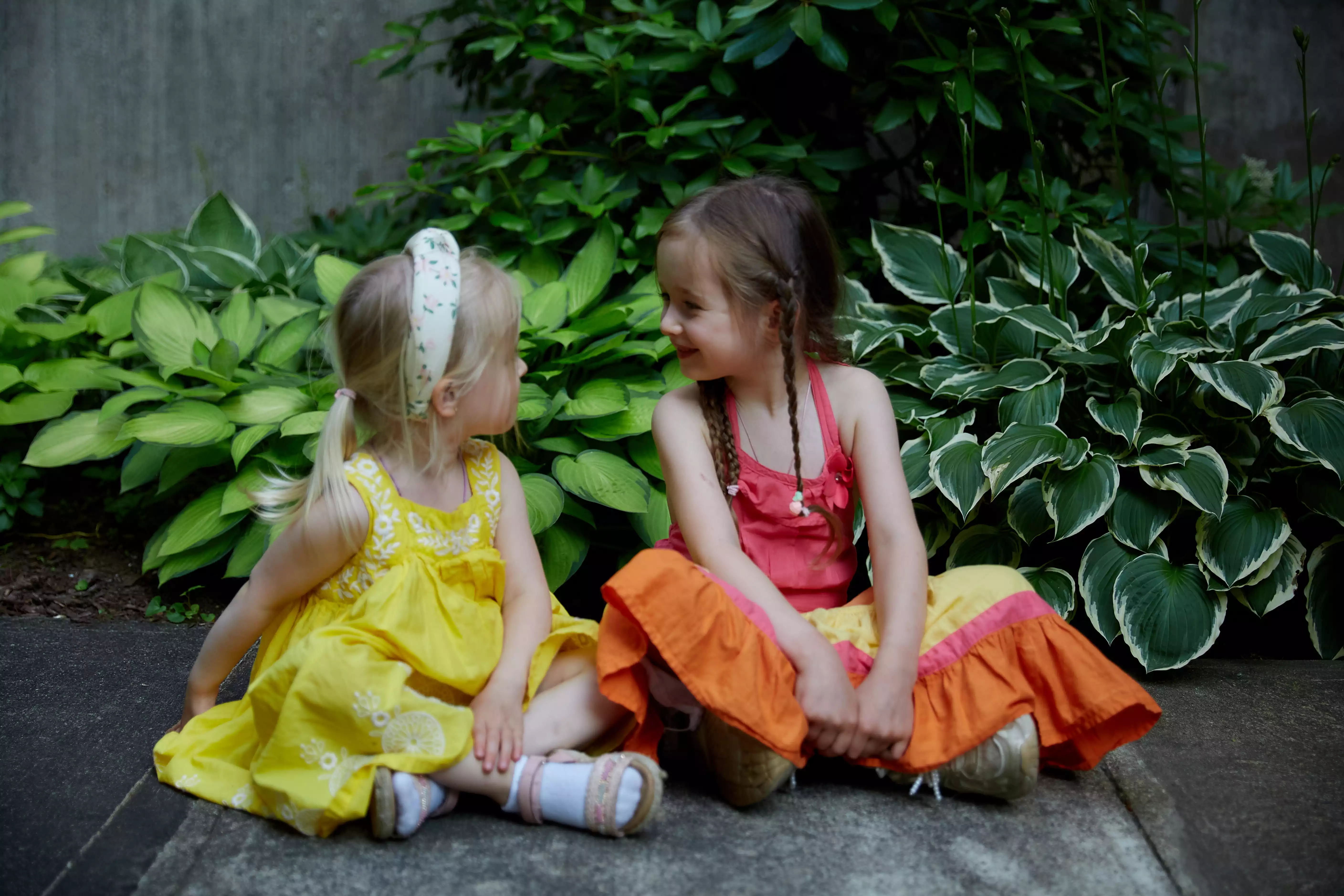 Kids portrait, movement