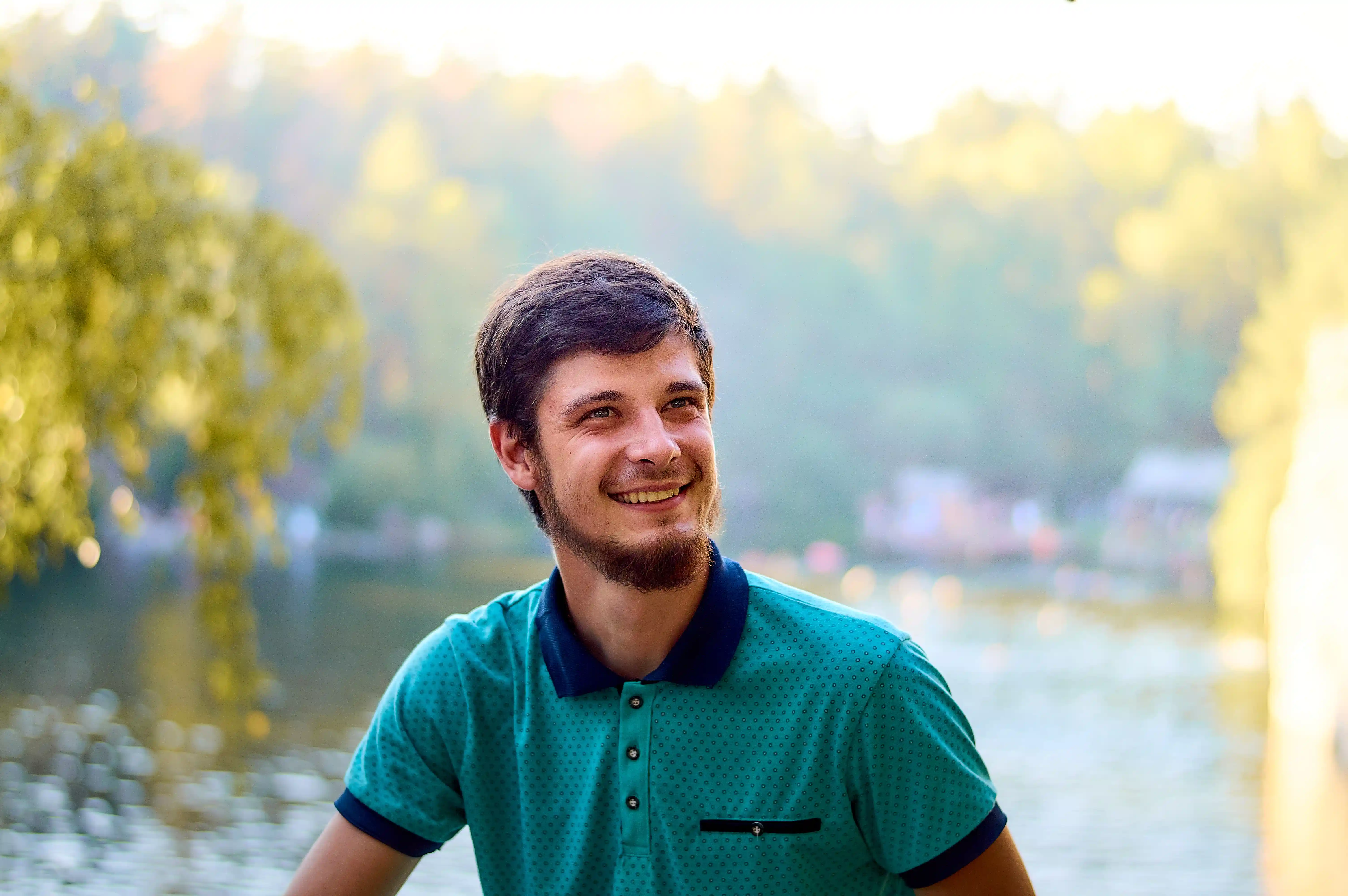 Portrait session, wide angle