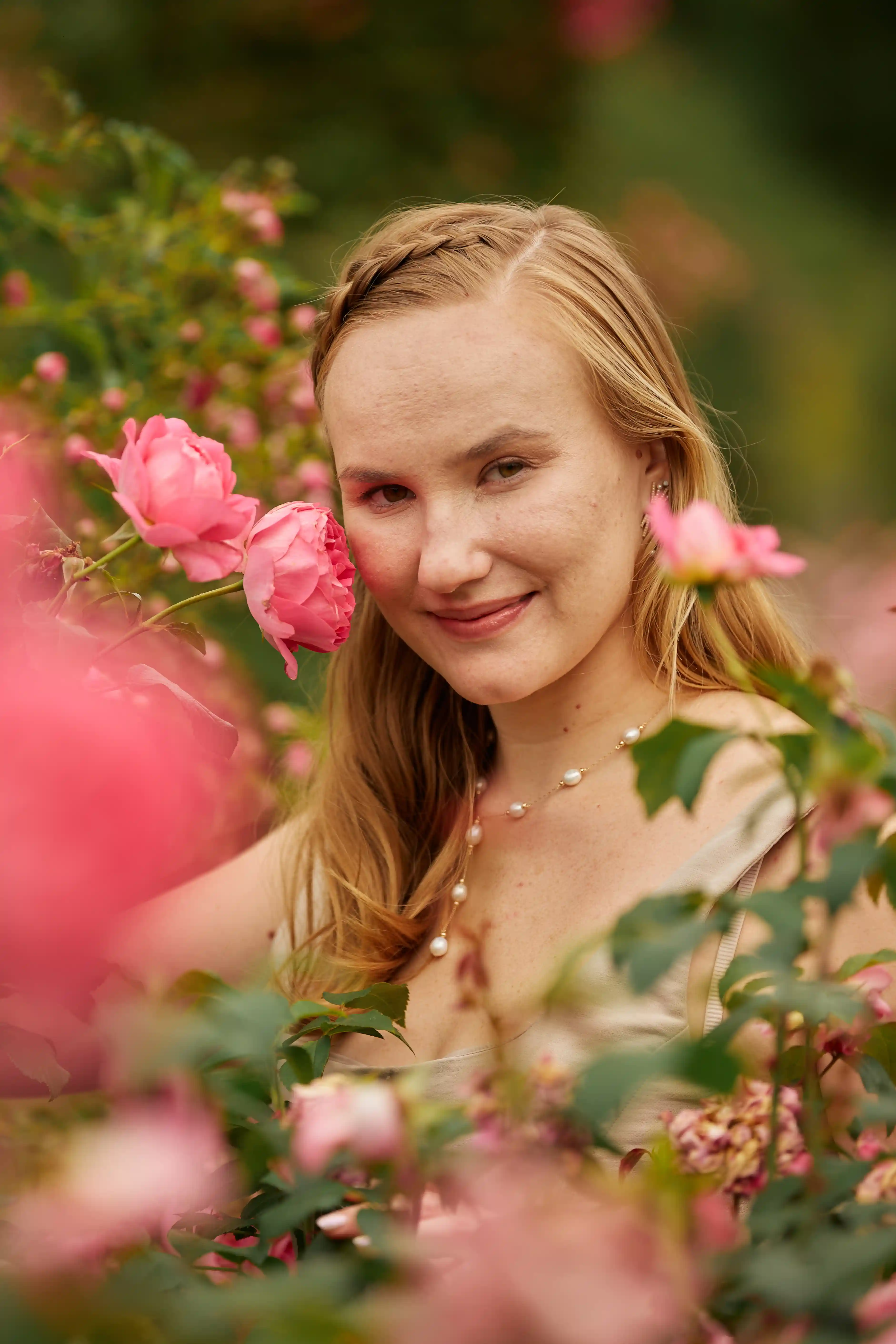 Portrait with minimal background