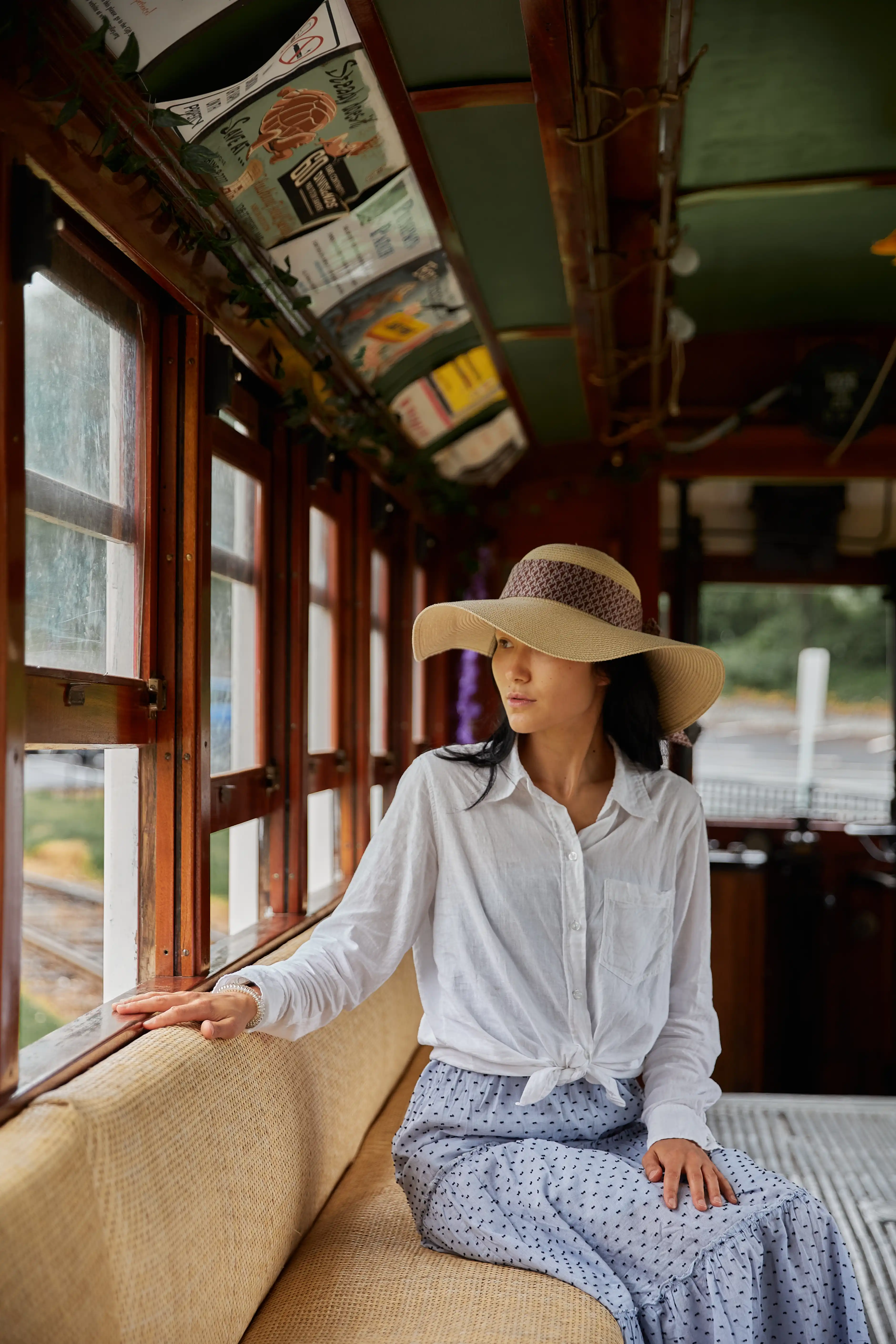 Portrait session, landscape format